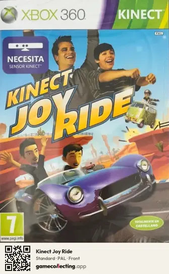 Kinect Joy Ride Xbox 360, PAL box front