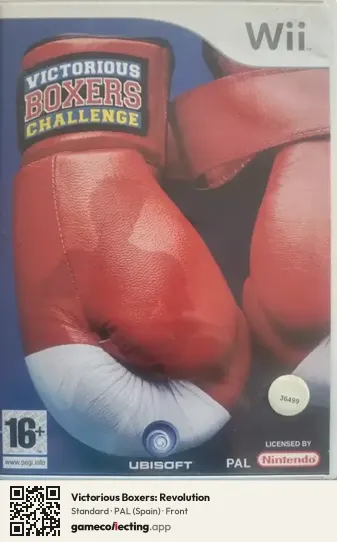 Victorious Boxers: Revolution Nintendo Wii, Spain box front