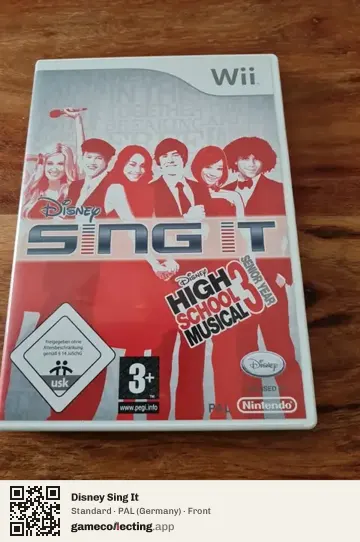 Disney Sing It Nintendo Wii, Germany box front
