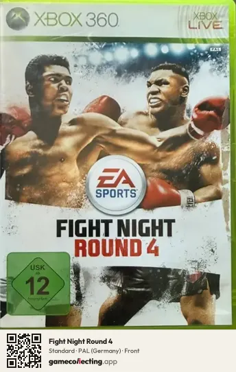 Fight Night Round 4 Xbox 360, Germany box front