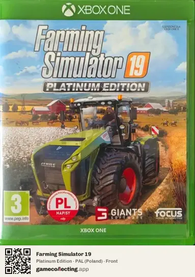 Farming Simulator 19 Xbox One, Poland box front