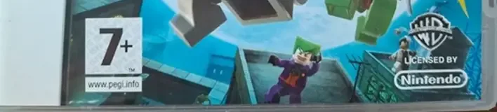 LEGO Batman: The Videogame, the PEGI square on its front