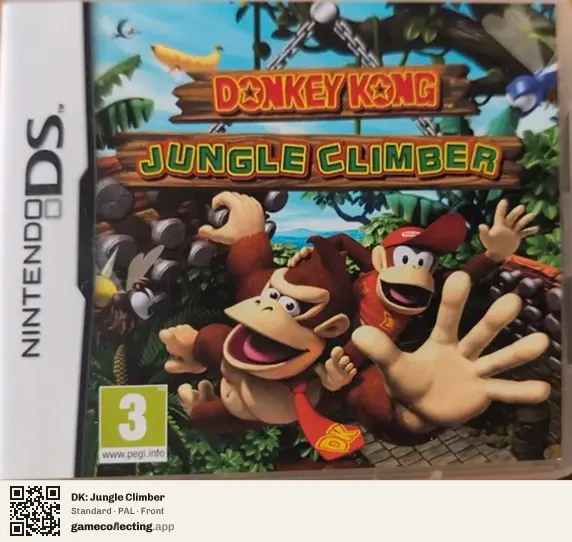 DK: Jungle Climber Nintendo DS, PAL box front