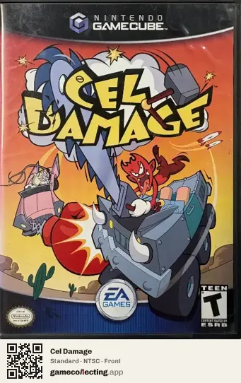 Cel Damage Nintendo GameCube, NTSC box front