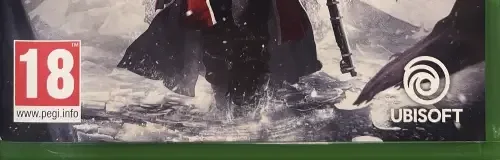 Assassin's Creed Rogue Remastered, the PEGI square on its front