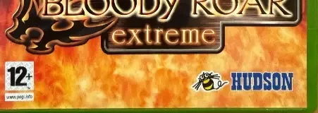Bloody Roar Extreme, the PEGI square on its front