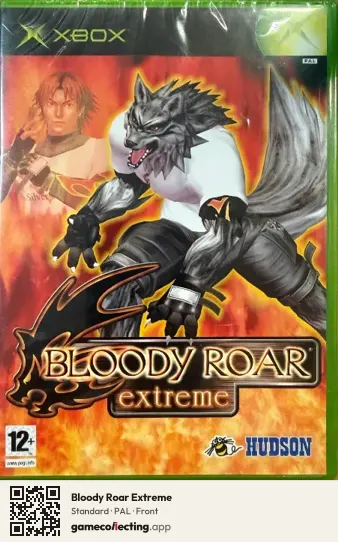 Bloody Roar Extreme Xbox, PAL box front