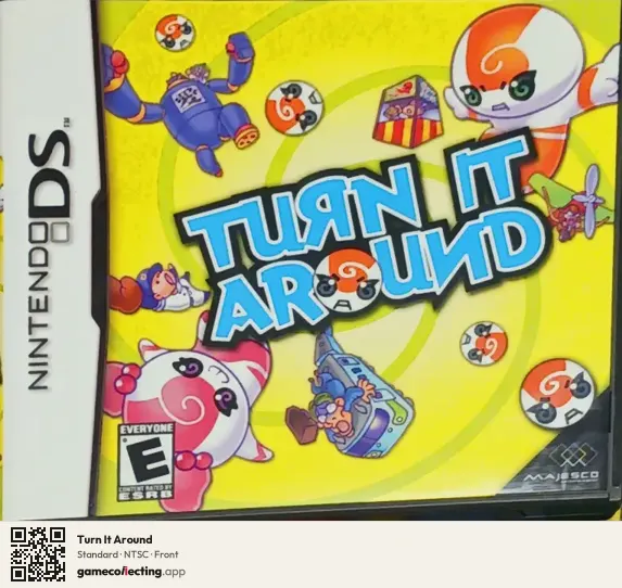 Turn It Around Nintendo DS, NTSC box front