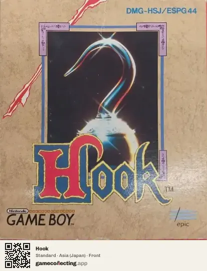 Hook Game Boy, Asia box front