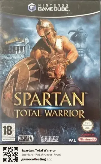 Spartan: Total Warrior Nintendo GameCube, France box front