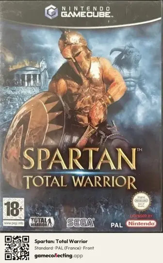 Spartan: Total Warrior Nintendo GameCube, France box front