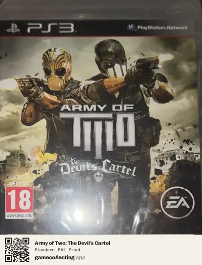 Army of Two: The Devil's Cartel PlayStation 3, PAL box front