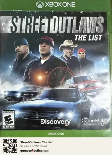Street Outlaws: The List Xbox One, NTSC box front