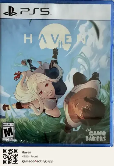 Haven PlayStation 5, NTSC box front