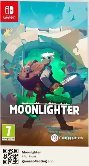 Moonlighter Nintendo Switch, PAL box front