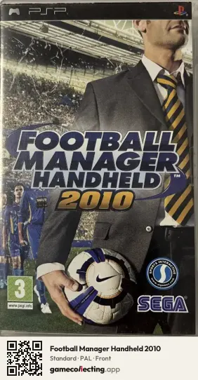Football Manager Handheld 2010 PlayStation Portable, PAL box front