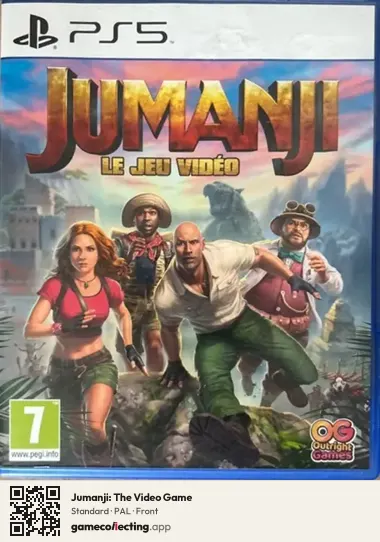 Jumanji: The Video Game PlayStation 5, PAL box front