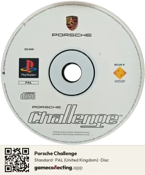 Porsche Challenge PlayStation, PAL disc