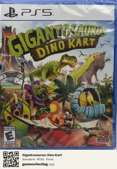 Gigantosaurus: Dino Kart PlayStation 5, NTSC box front