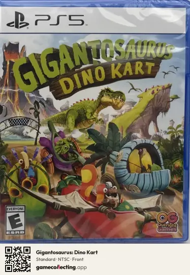 Gigantosaurus: Dino Kart PlayStation 5, NTSC box front