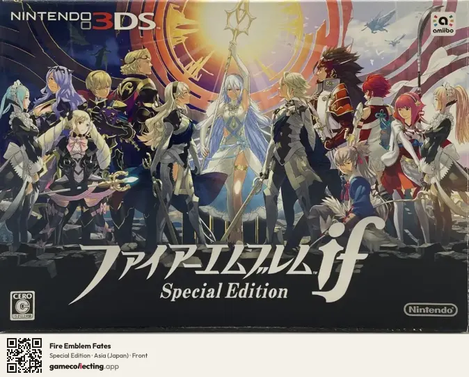 Fire Emblem Fates Nintendo 3DS, Asia box front