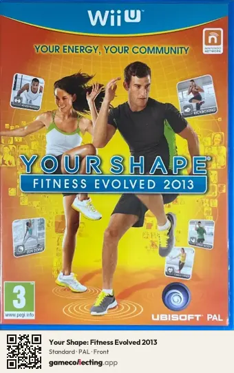 Your Shape: Fitness Evolved 2013 Nintendo Wii U, PAL box front