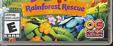 Dora: Rainforest Rescue, the ESRB box on its front