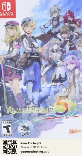 Rune Factory 5 Nintendo Switch, NTSC box front