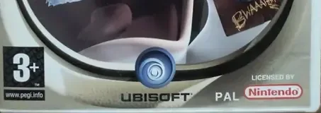Rayman Raving Rabbids 2, the PEGI square on its front