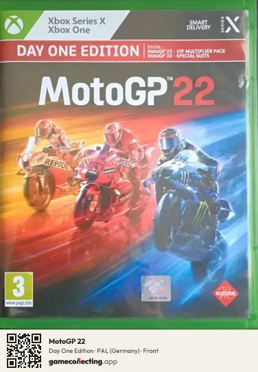 MotoGP 22 Xbox Series X, Germany box front