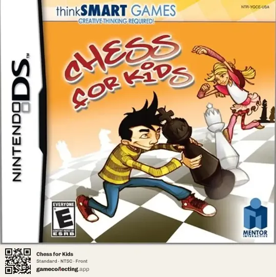 Chess for Kids Nintendo DS, NTSC box front