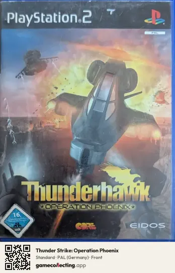 Thunder Strike: Operation Phoenix PlayStation 2, Germany box front
