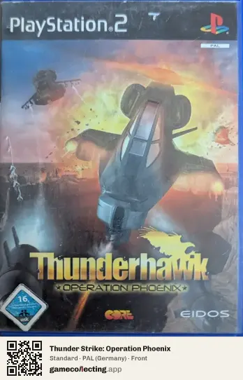 Thunder Strike: Operation Phoenix PlayStation 2, Germany box front