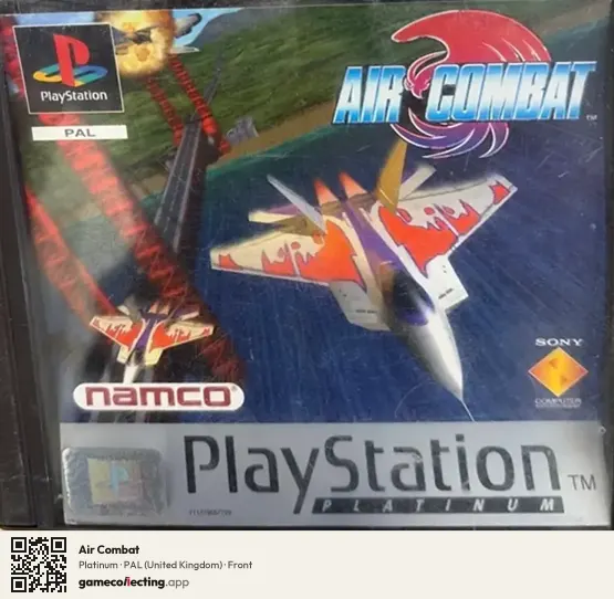 Air Combat PlayStation, United Kingdom box front