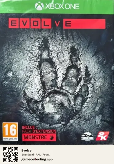 Evolve Xbox One, PAL box front
