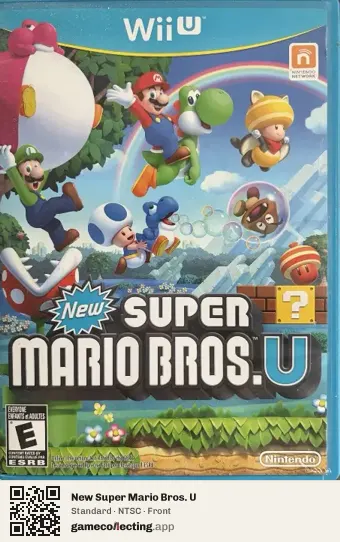 New Super Mario Bros. U Nintendo Wii U, NTSC box front