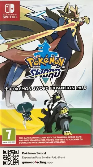 Pokémon Sword Nintendo Switch, PAL box front