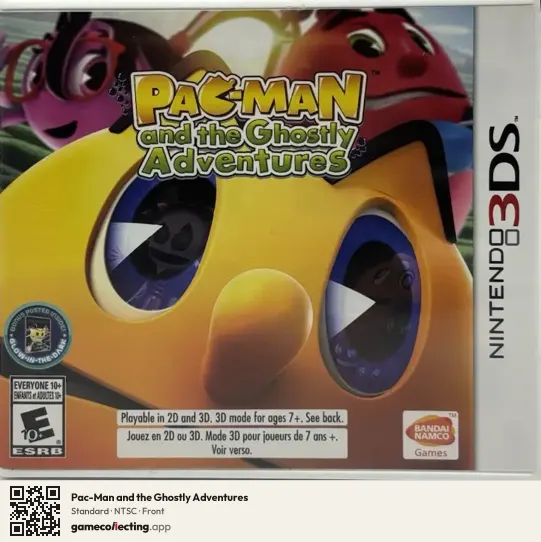 Pac-Man and the Ghostly Adventures Nintendo 3DS, NTSC box front