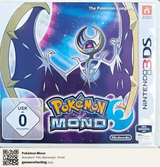 Pokémon Moon Nintendo 3DS, Germany box front