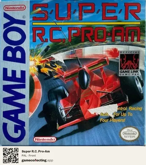 Super R.C. Pro-Am Game Boy, PAL box front