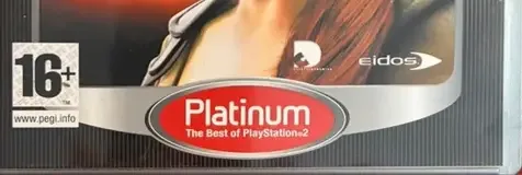 Lara Croft Tomb Raider: Legend, the PEGI square on its front