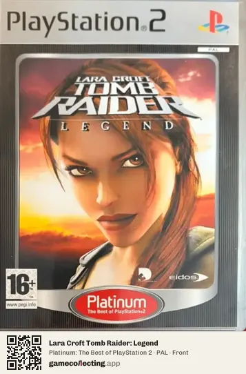Lara Croft Tomb Raider: Legend PlayStation 2, PAL box front