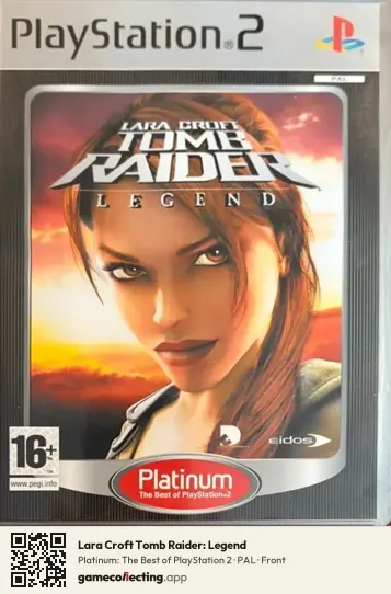 Lara Croft Tomb Raider: Legend PlayStation 2, PAL box front