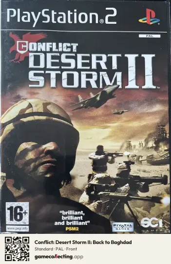 Conflict: Desert Storm II: Back to Baghdad PlayStation 2, PAL box front