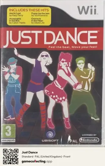 Just Dance Nintendo Wii, United Kingdom box front