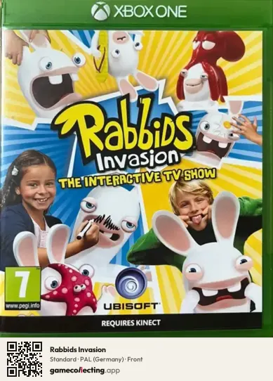 Rabbids Invasion Xbox One, Germany box front