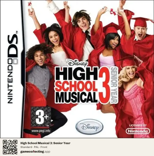 High School Musical 3: Senior Year Nintendo DS, PAL box front
