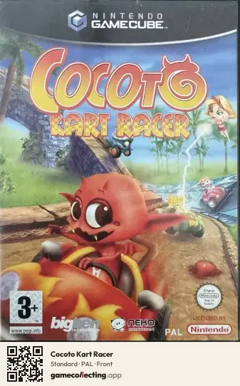 Cocoto Kart Racer Nintendo GameCube, PAL box front