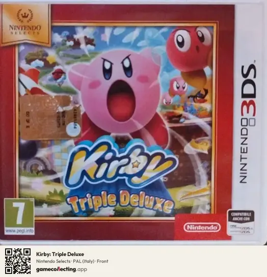 Kirby: Triple Deluxe Nintendo 3DS, Italy box front