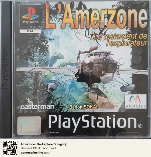Amerzone: The Explorer's Legacy PlayStation, France box front